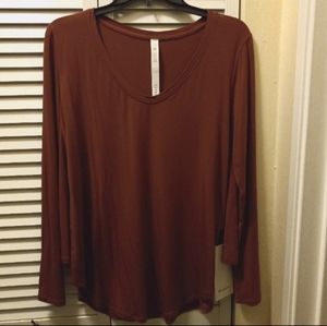Lululemon Up For Down Time LS Blouse/Top/Shirt NWT Size [4]